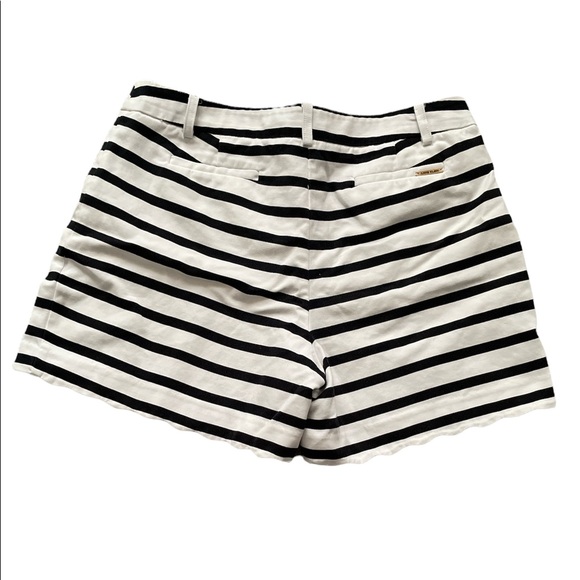 anne klein scalloped shorts